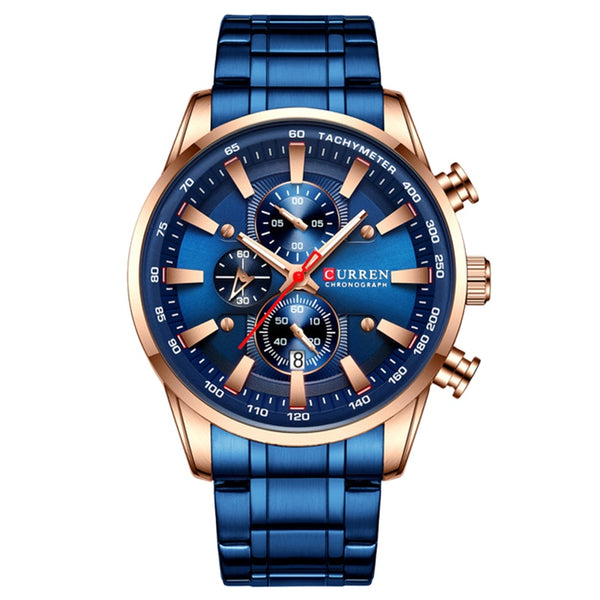 Luxury Chronograph Watches for Men | With Box Perfect for Gifts